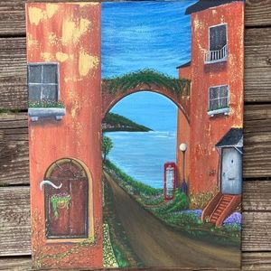 Venice, Italy. The Floating City. Original acrylic painting on 16x20 canvas